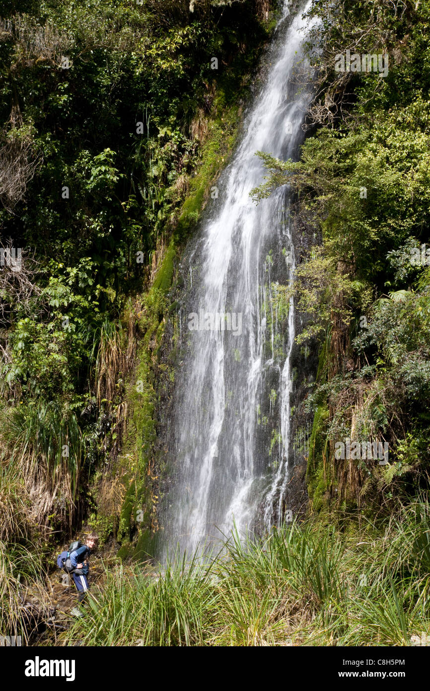 Tramping in New Zealand Stock Photo Alamy