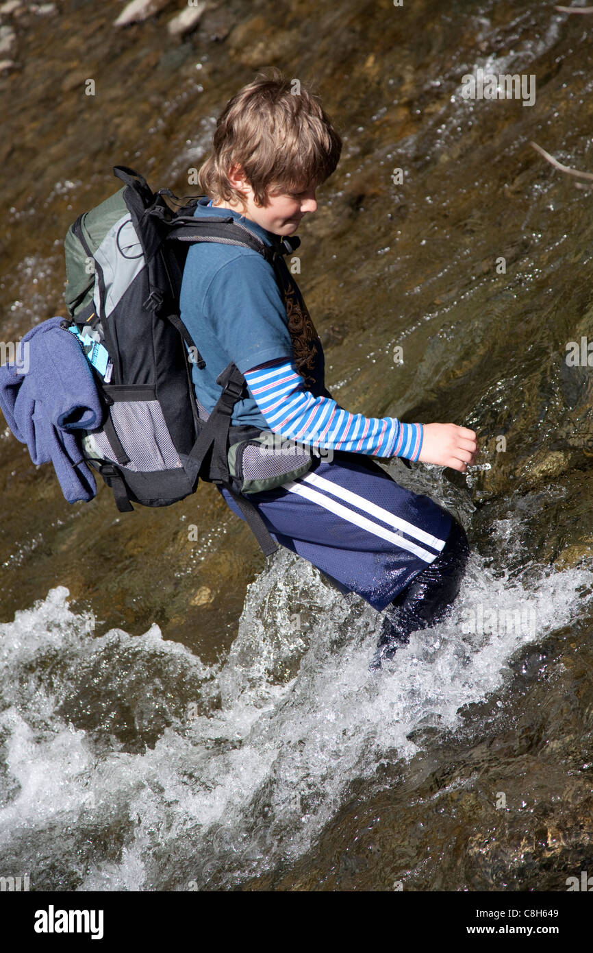 Tramping in New Zealand Stock Photo Alamy