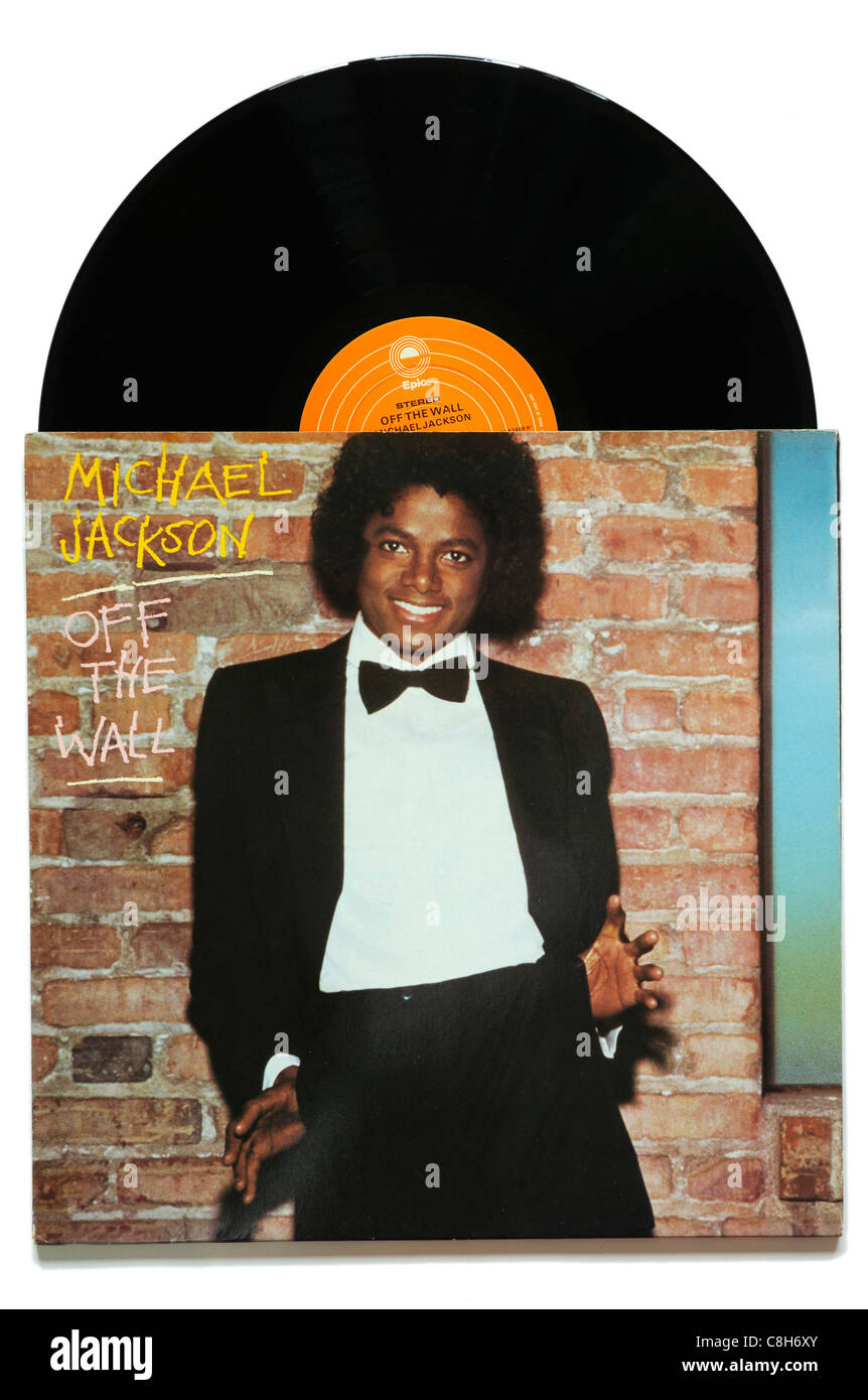 Michael Jackson Off the Wall album Stock Photo