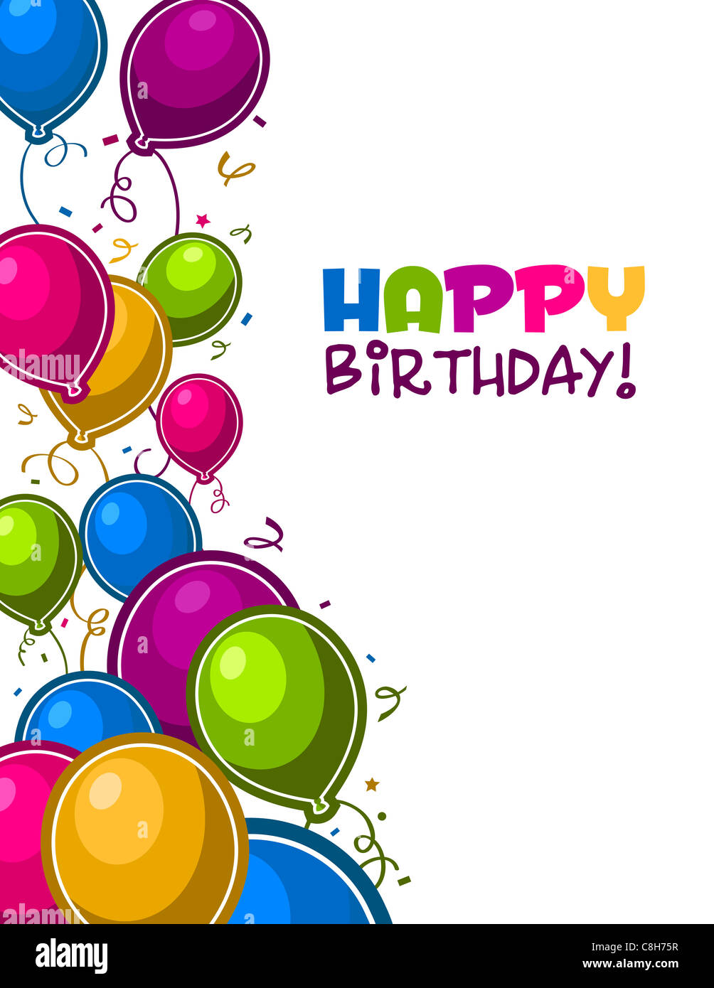 Happy Birthday Greeting Cards Stock Photo Alamy Happy Birthday Greeting Cards Stock Photo Alamy