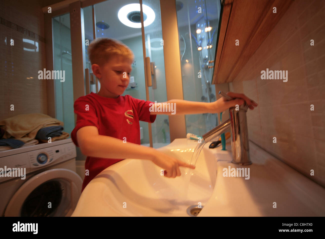 TESTING THE WATERS Stock Photo Alamy