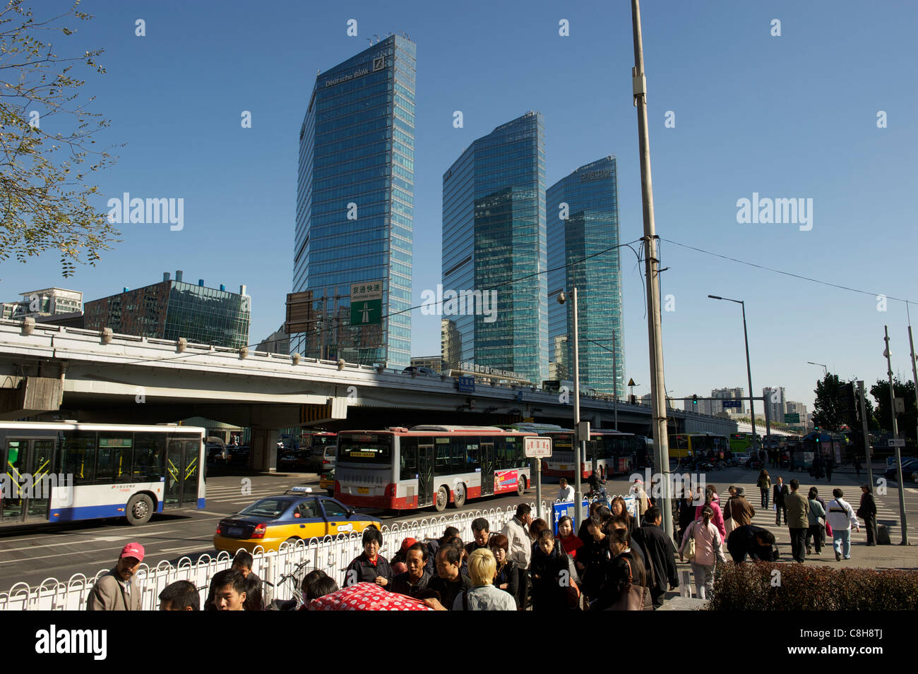 China Central Place in Beijing, China. 24-Oct-2011 Stock Photo
