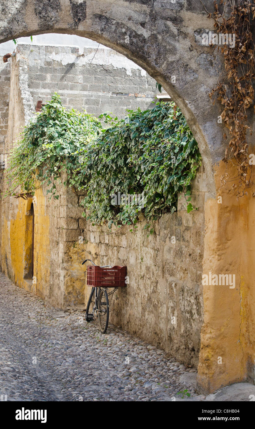 Medieval Rhodes Town, Rhodes Island, Greece Stock Photo - Alamy