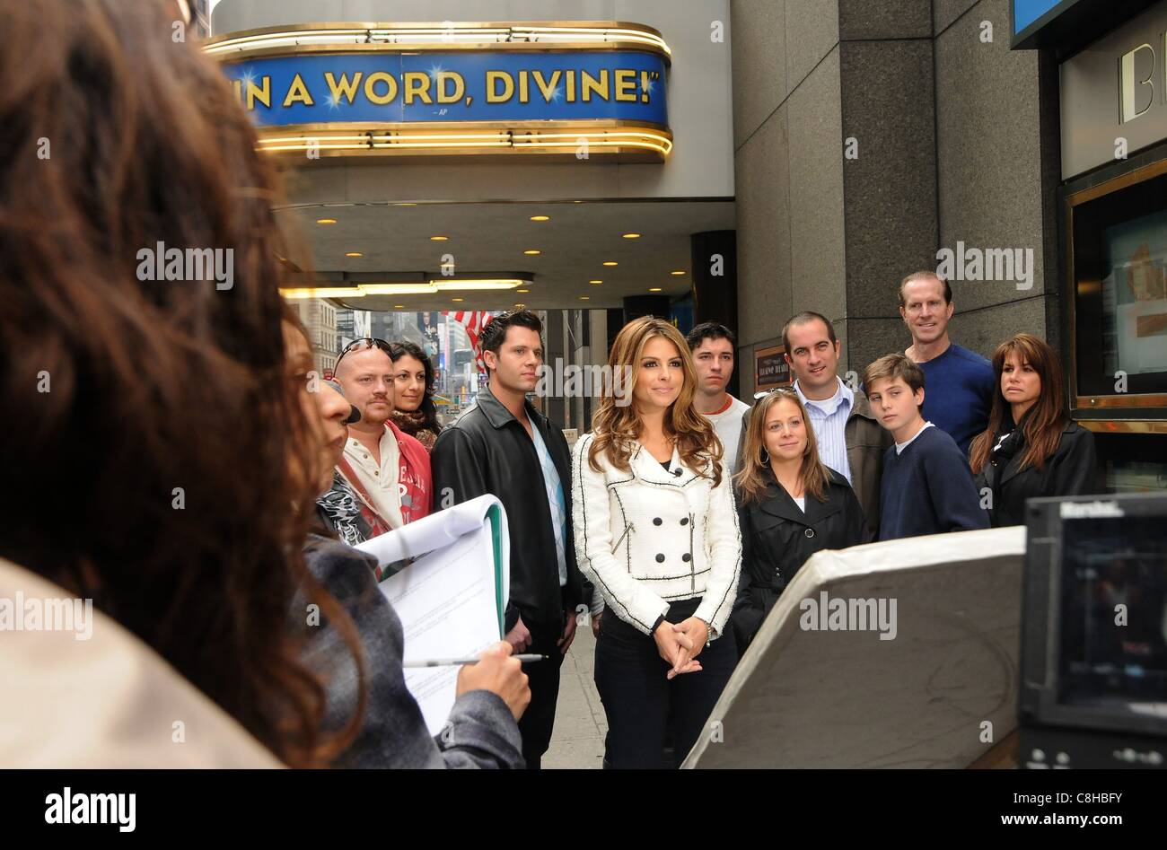 Maria Menounos out and about for CELEBRITY CANDIDS - MON, , New York, NY October 24, 2011. Photo By: Desiree Navarro/Everett Collection Stock Photo