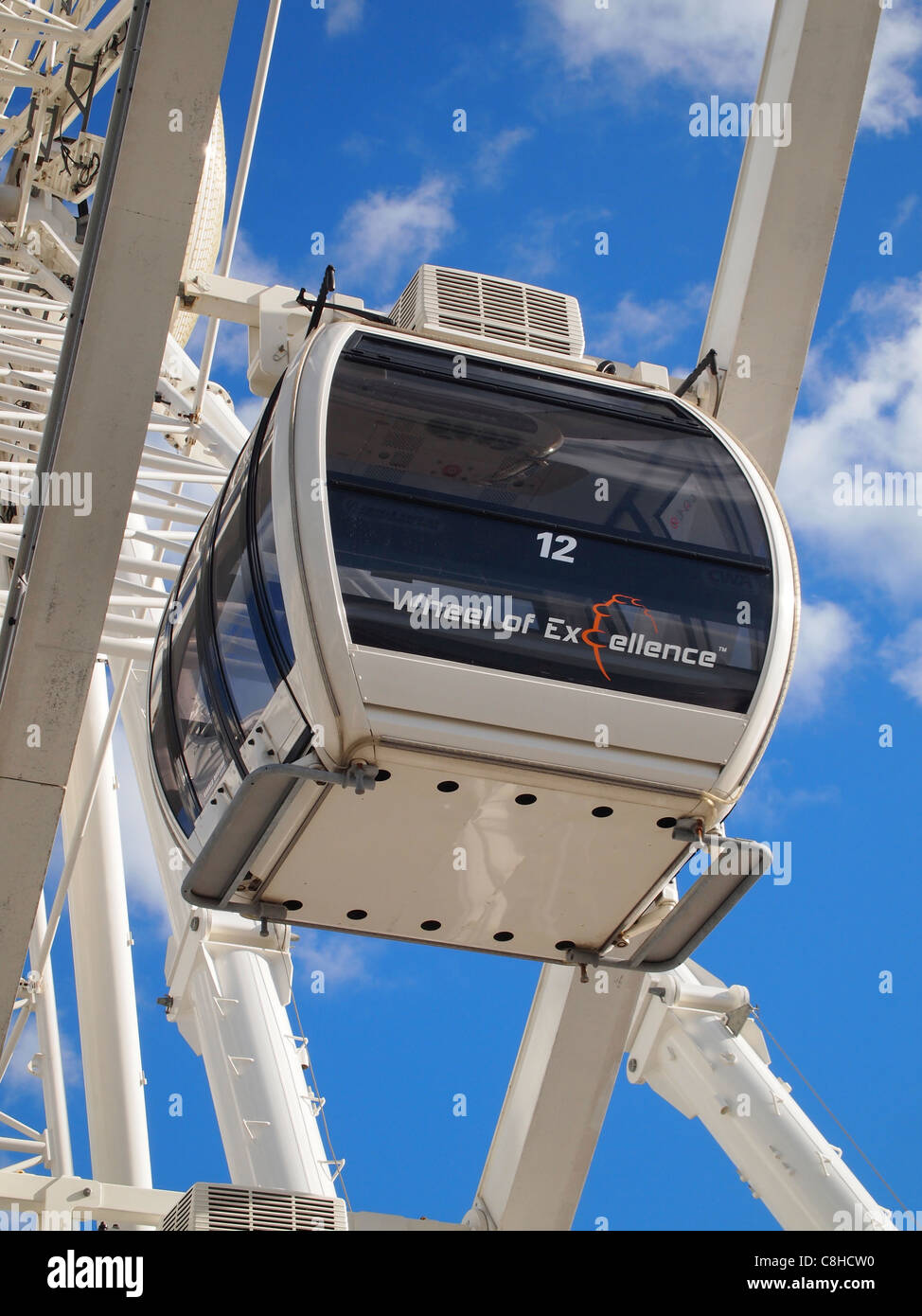 Gondola on The Brighton Wheel also known as 'The Wheel of Excellence' a new attraction on