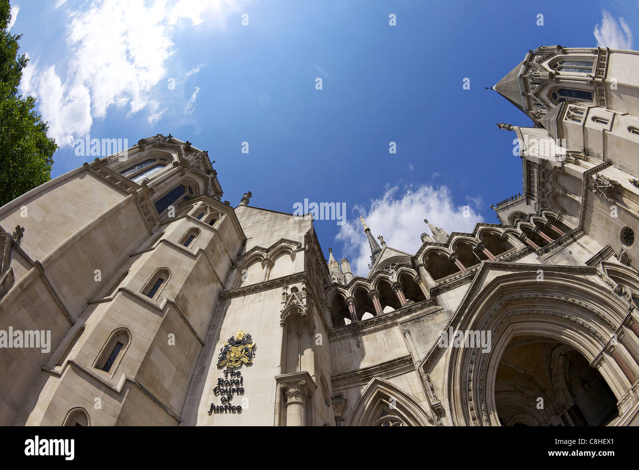 Royal Courts of Justice, City of London, England, UK, United Kingdom, GB, Great Britain, British Isles, Europe Stock Photo