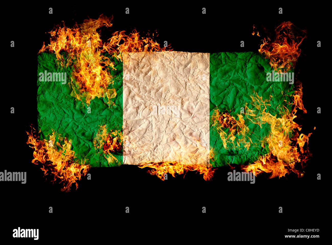 national-symbols-and-flag-of-nigeria-stock-photo-alamy