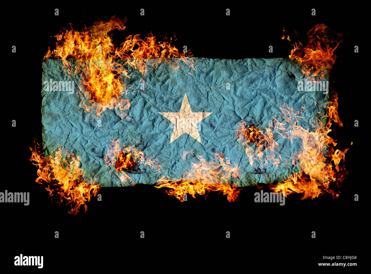 National symbols and flag of Somalia Stock Photo - Alamy