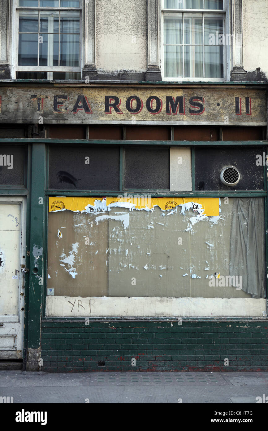 The Museum Street Tea Rooms, Museum Street, West End, London, UK Stock Photo