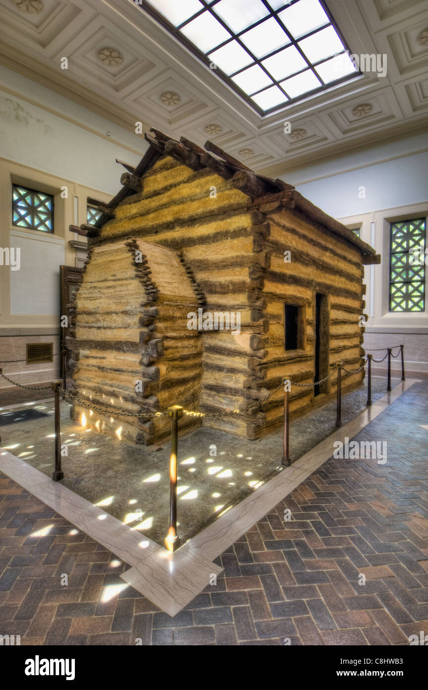 Log Cabin At The Abraham Lincoln Birthplace National Historic Park