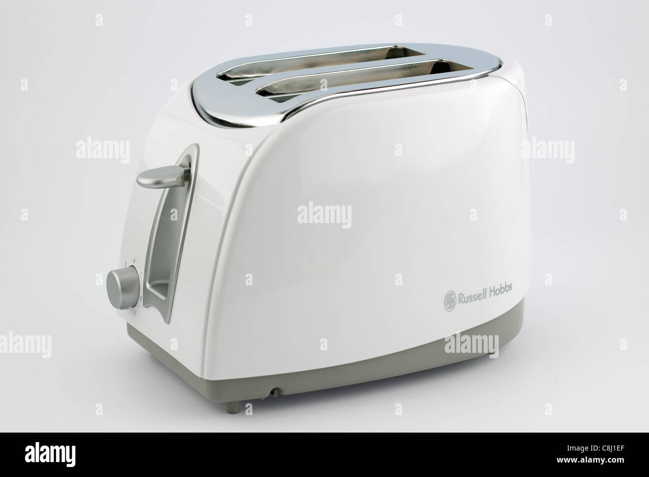 Russell Hobs white two slice electric toaster Stock Photo Alamy