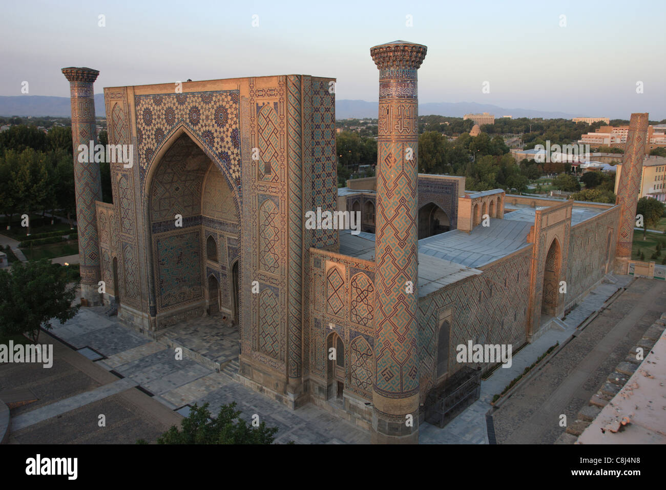 Samarkand, Alai mountains, oldest inhabited cities in the world, Unesco, Unesco, world heritage, Alexander the Great, the travel Stock Photo