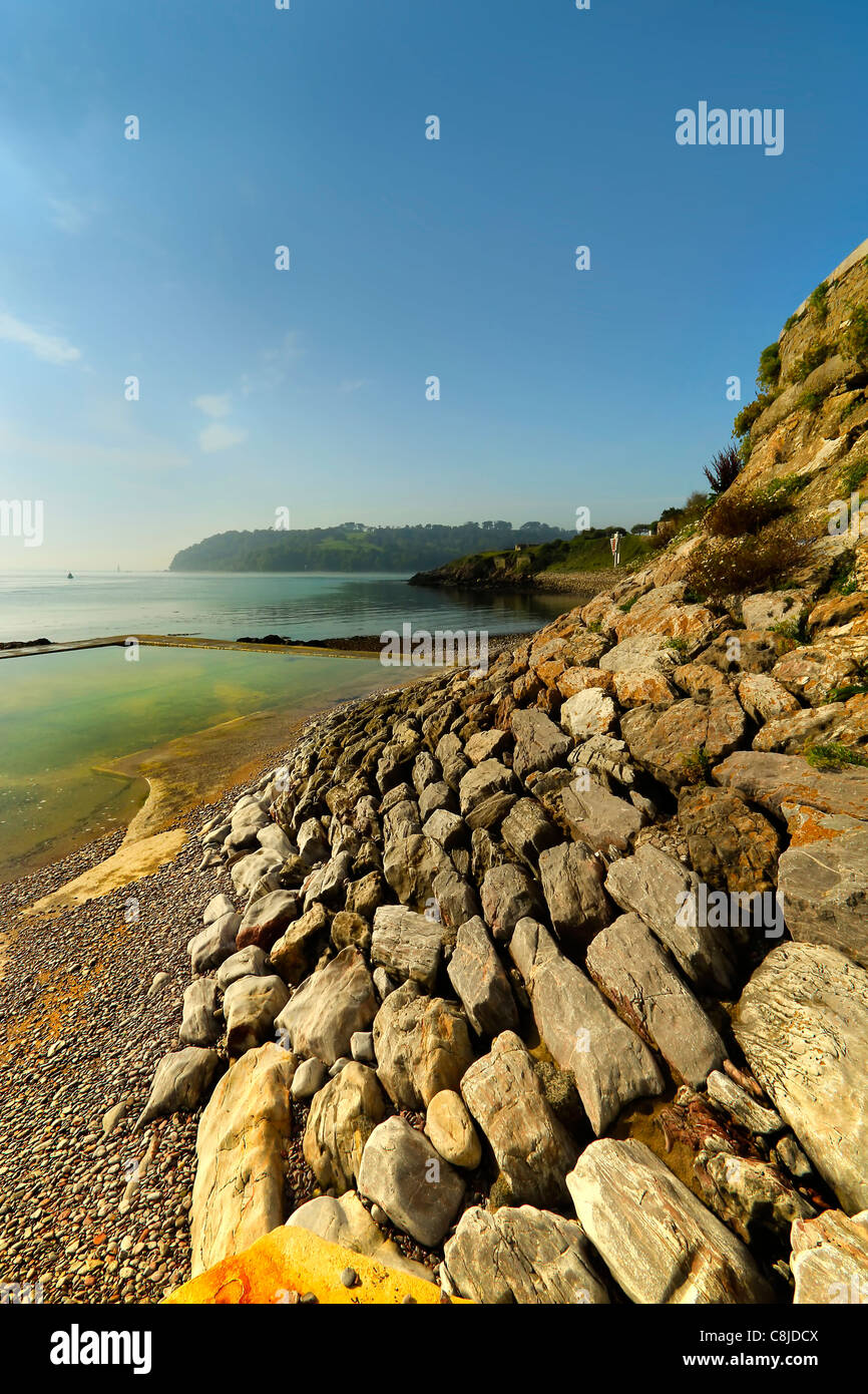 Firestone Bay at Devil's Point in Plymouth, Devon Stock Photo Alamy