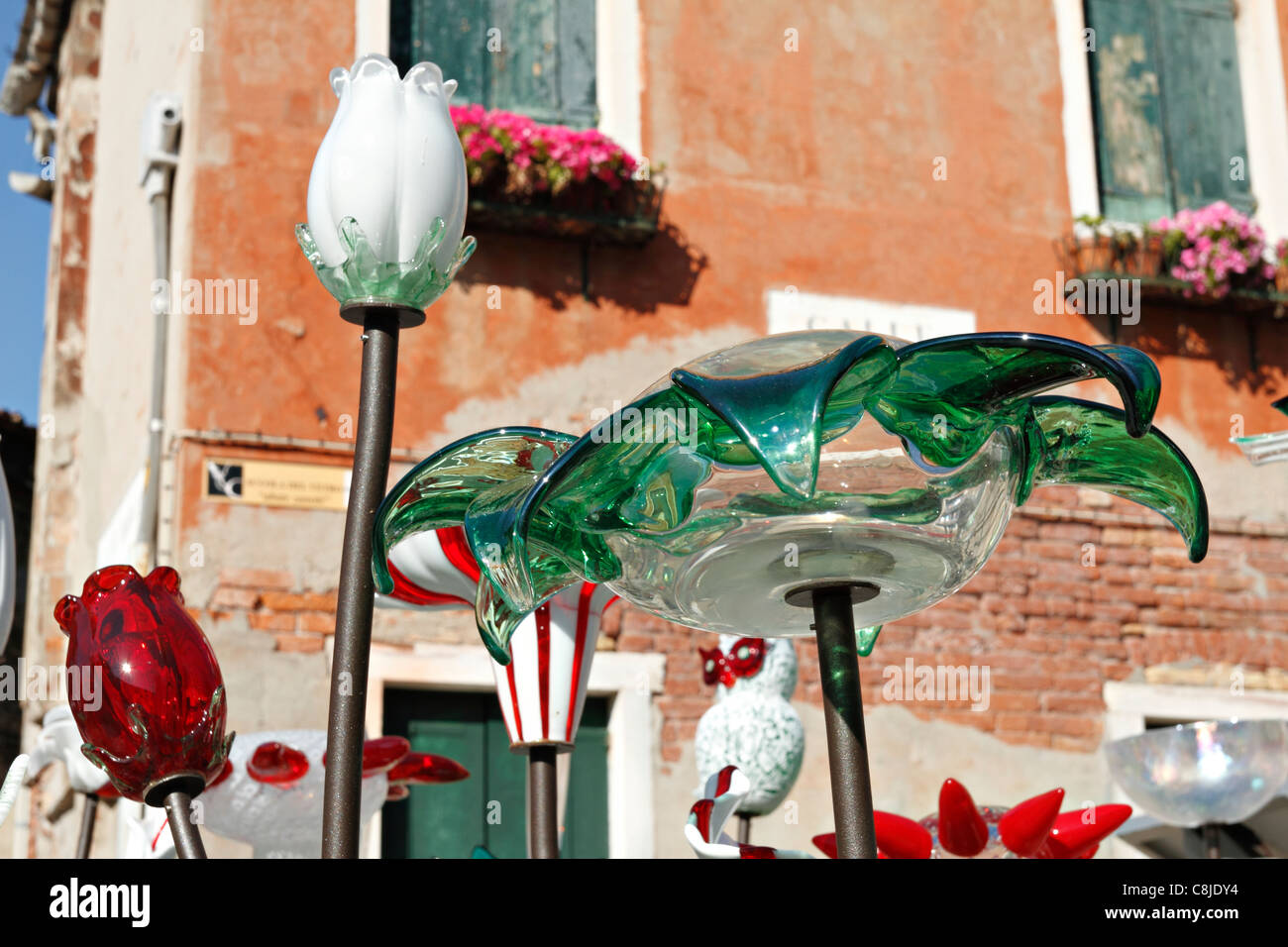 Murano glass exhibition on Murano Island, Venice Italy Stock Photo Alamy