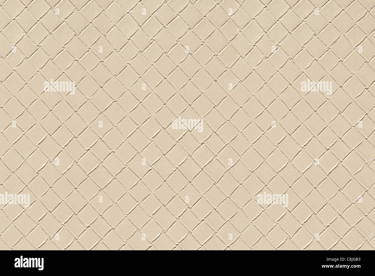 Close up background texture of leather braiding. Stock Photo
