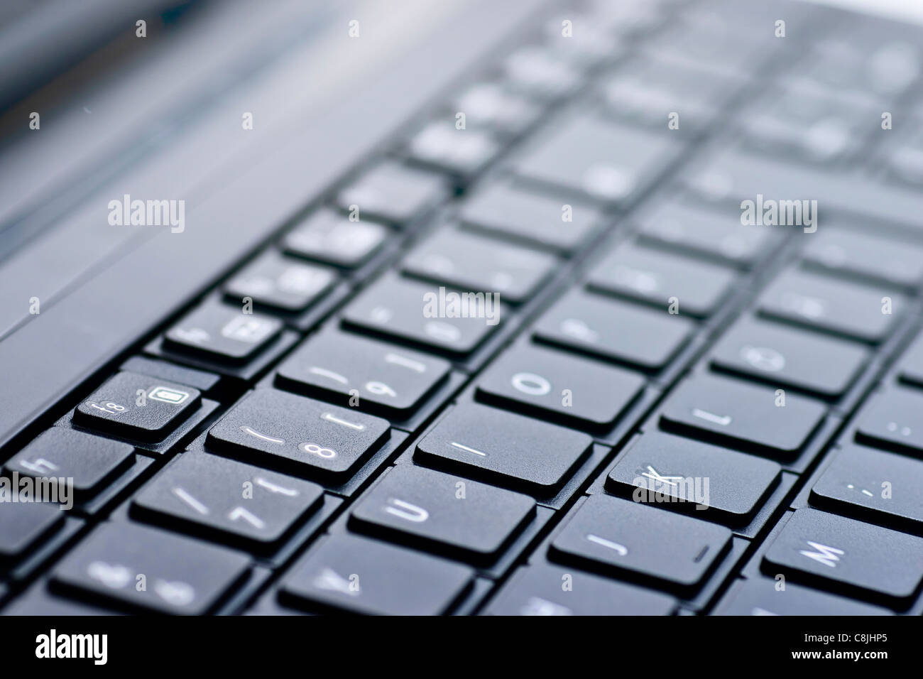 keyboard of a laptop Stock Photo