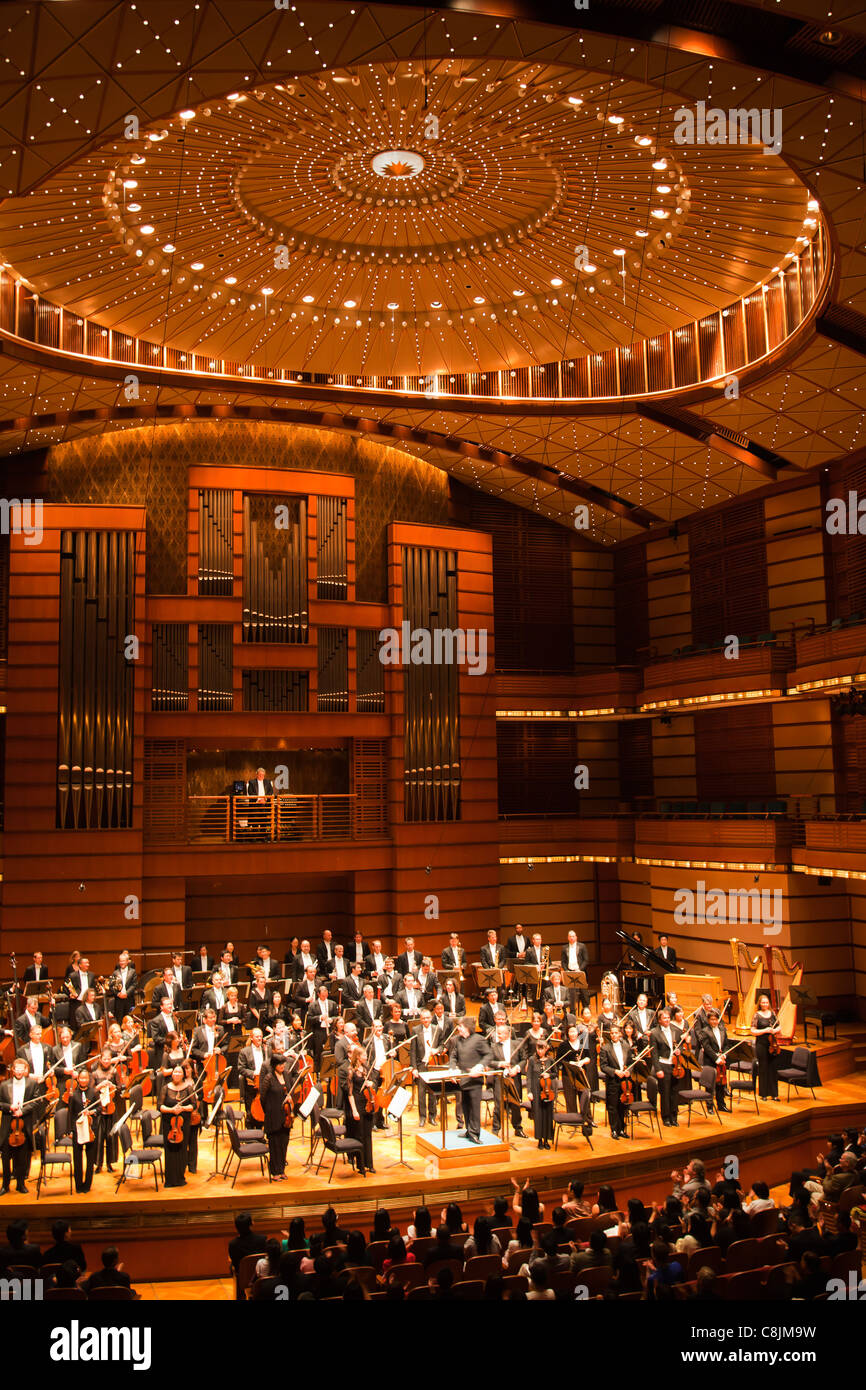 Devan Philhaminc Concert Hall Malaysian Philharmonic Orchestra. Stock Photo