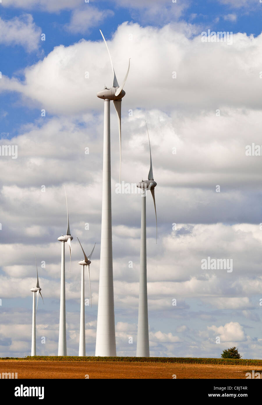 Wind power plant Stock Photo - Alamy