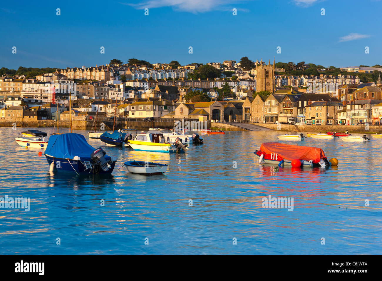 St. Ives Harbour, Cornwall, England, UK, Europe Stock Photo
