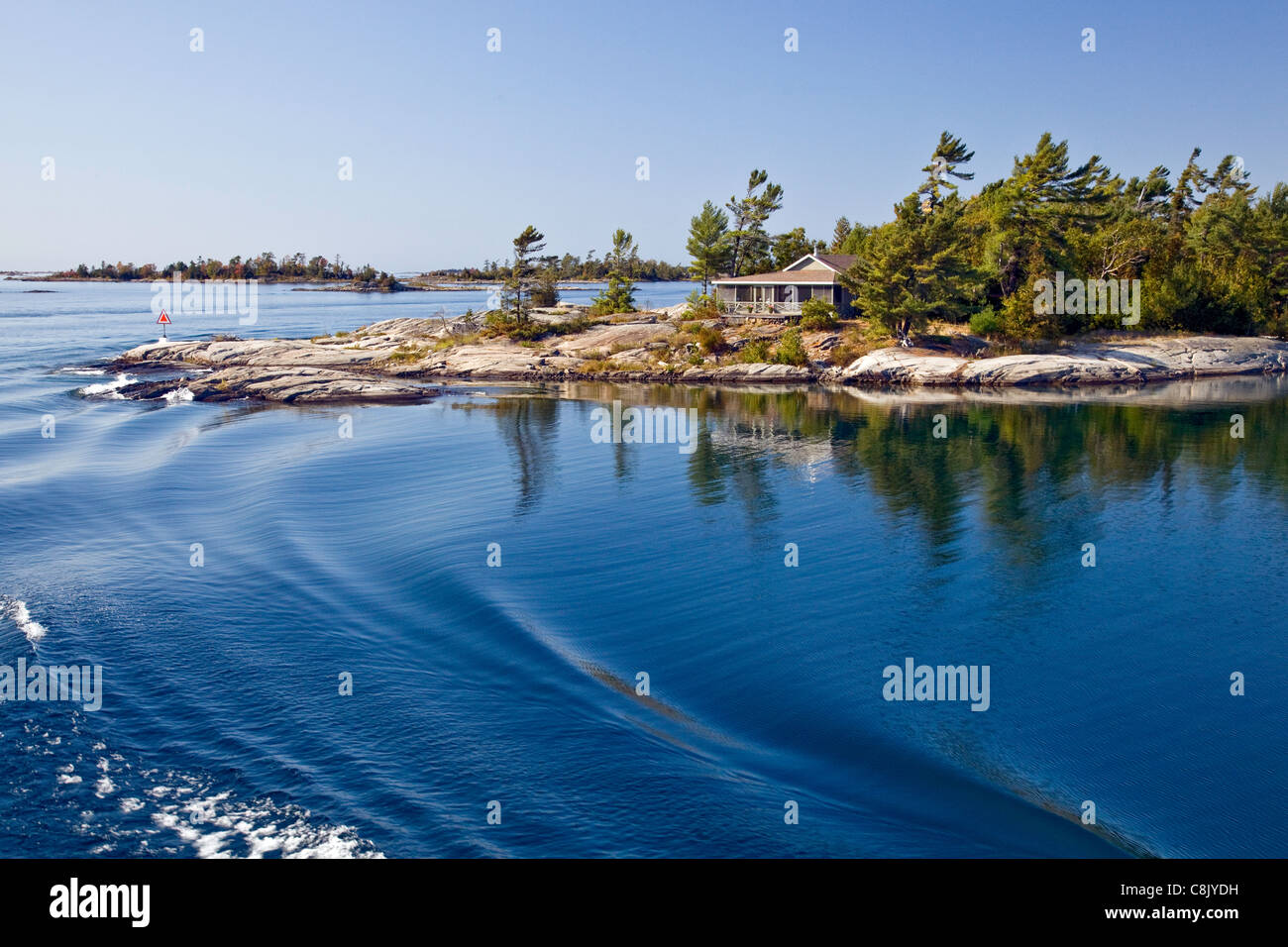 Bay;Lake Huron;10.000 Island Stock Photo Alamy