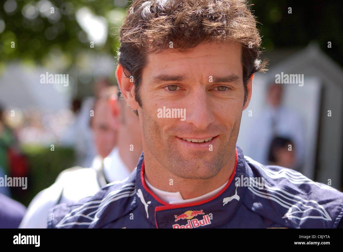 Red Bull Racing Driver Mark Webber High Resolution Stock Photography ...