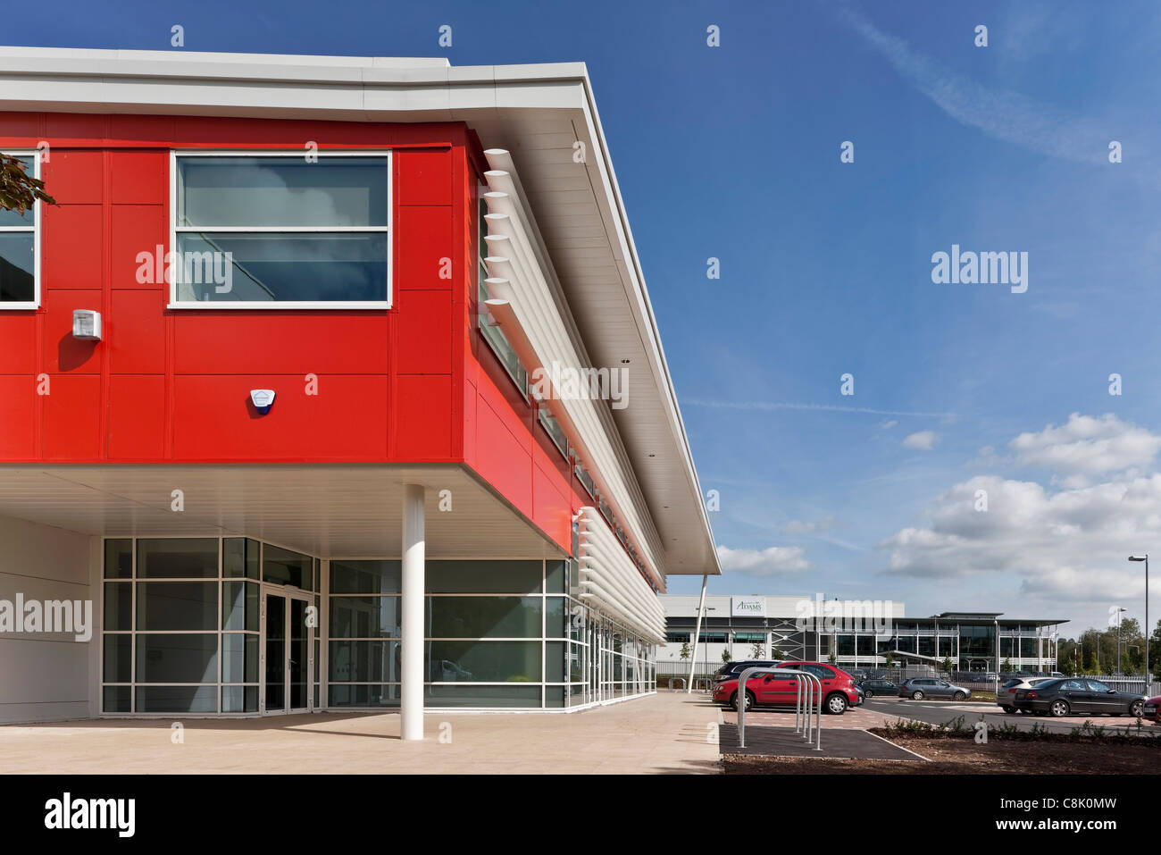 Adams Foods factory and offices in Leek, Staffordshire. Stock Photo