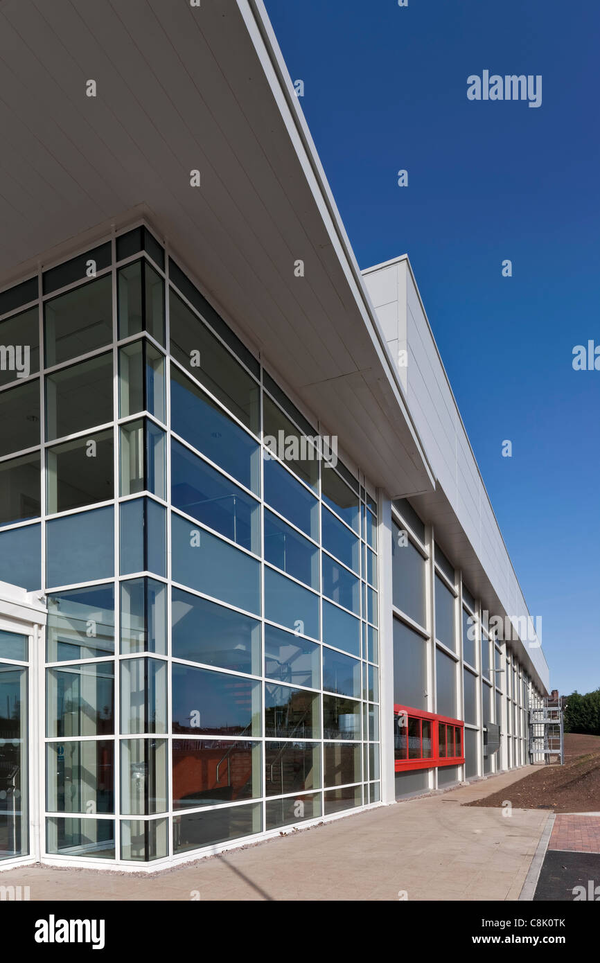 Adams Foods factory and offices in Leek, Staffordshire. Stock Photo