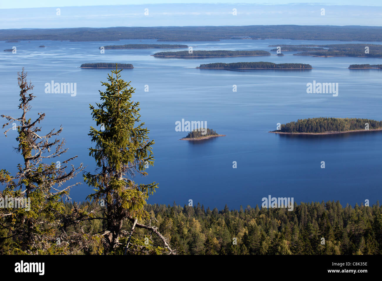 Koli National Park: Lake Pielinen Stock Photo
