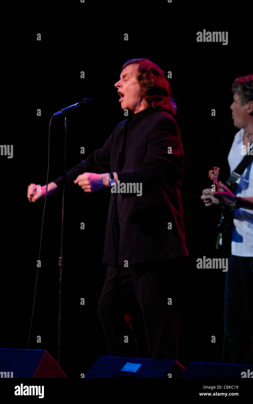 Colin Blunstone of the Zombies performs during Hippifest in Vienna, Virginia. Stock Photo