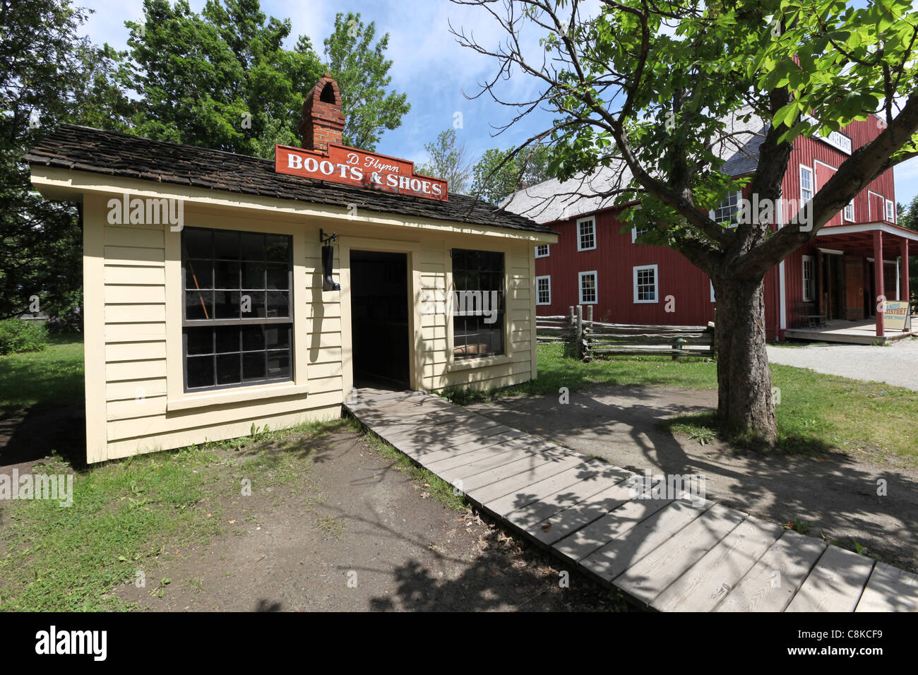 Boot Shop at Black Creek Pioneer Village Toronto Stock Photo Alamy