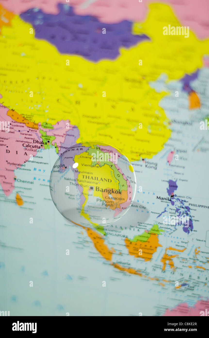 2013 thailand map hi-res stock photography and images - Alamy