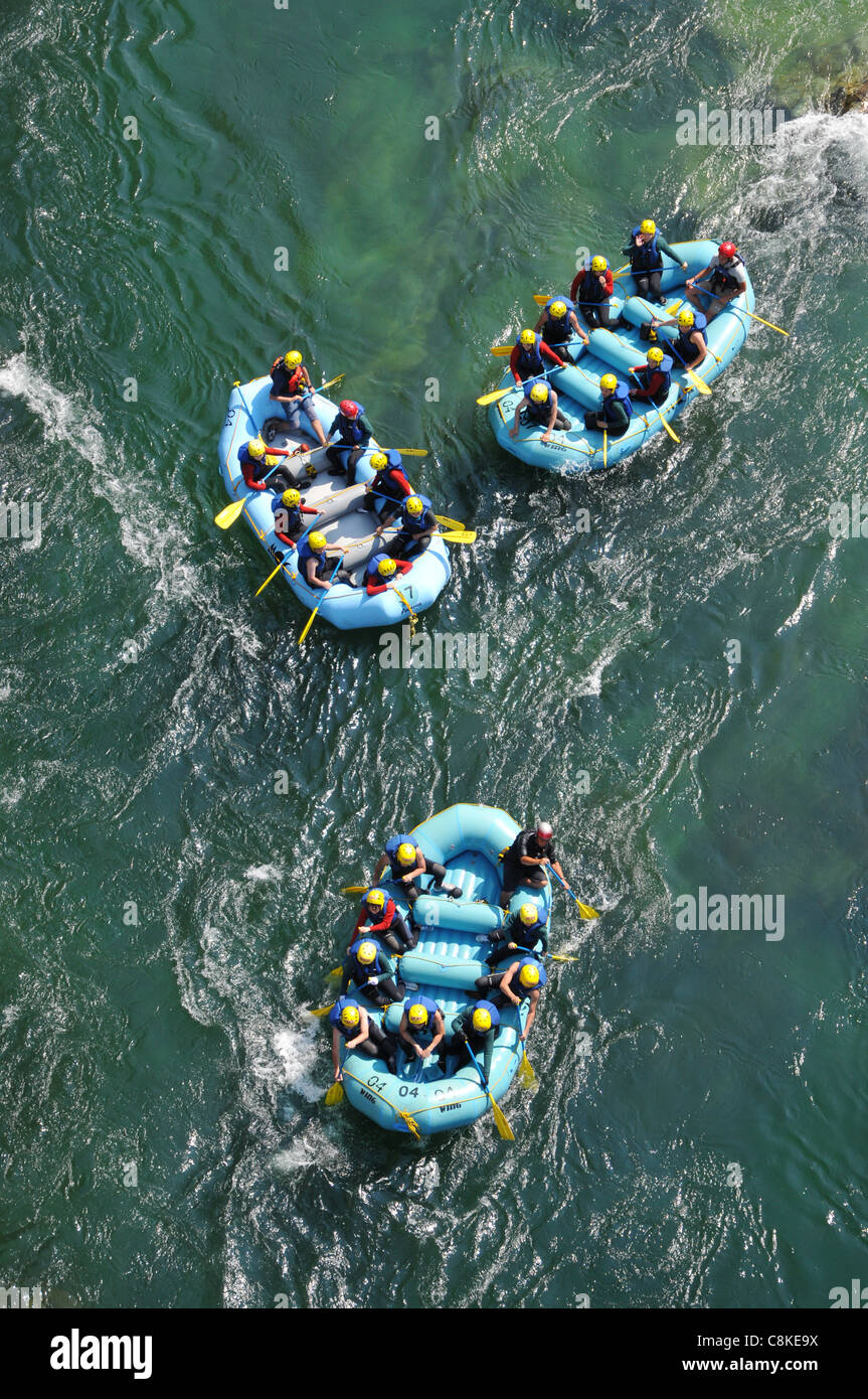 Japanese Life Raft River Rafting in japan Stock Photo - Alamy
