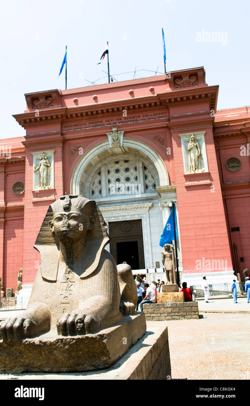 The Egyptian museum in Cairo. Stock Photo