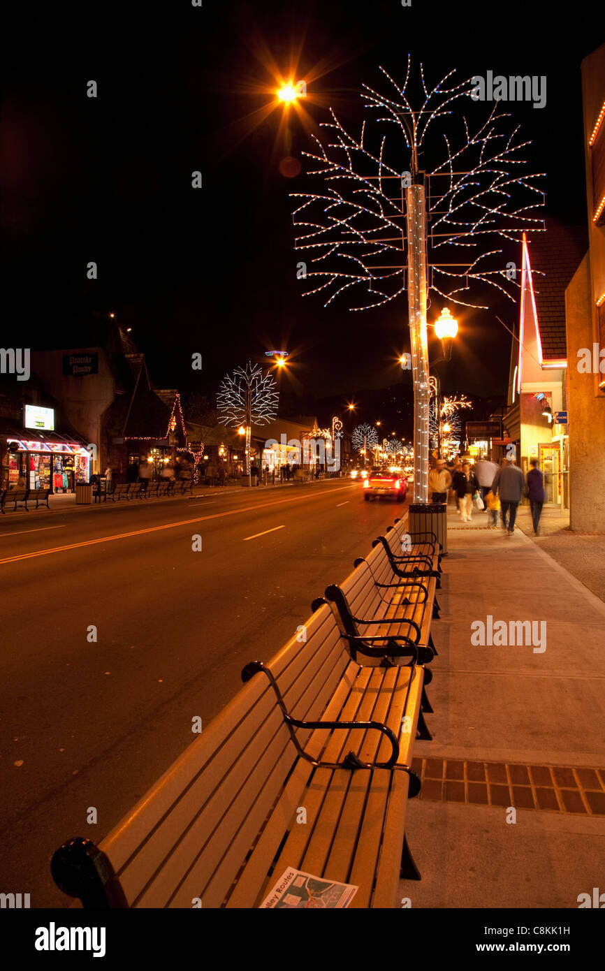 Winterfest, Gatlinburg, TN Stock Photo Alamy