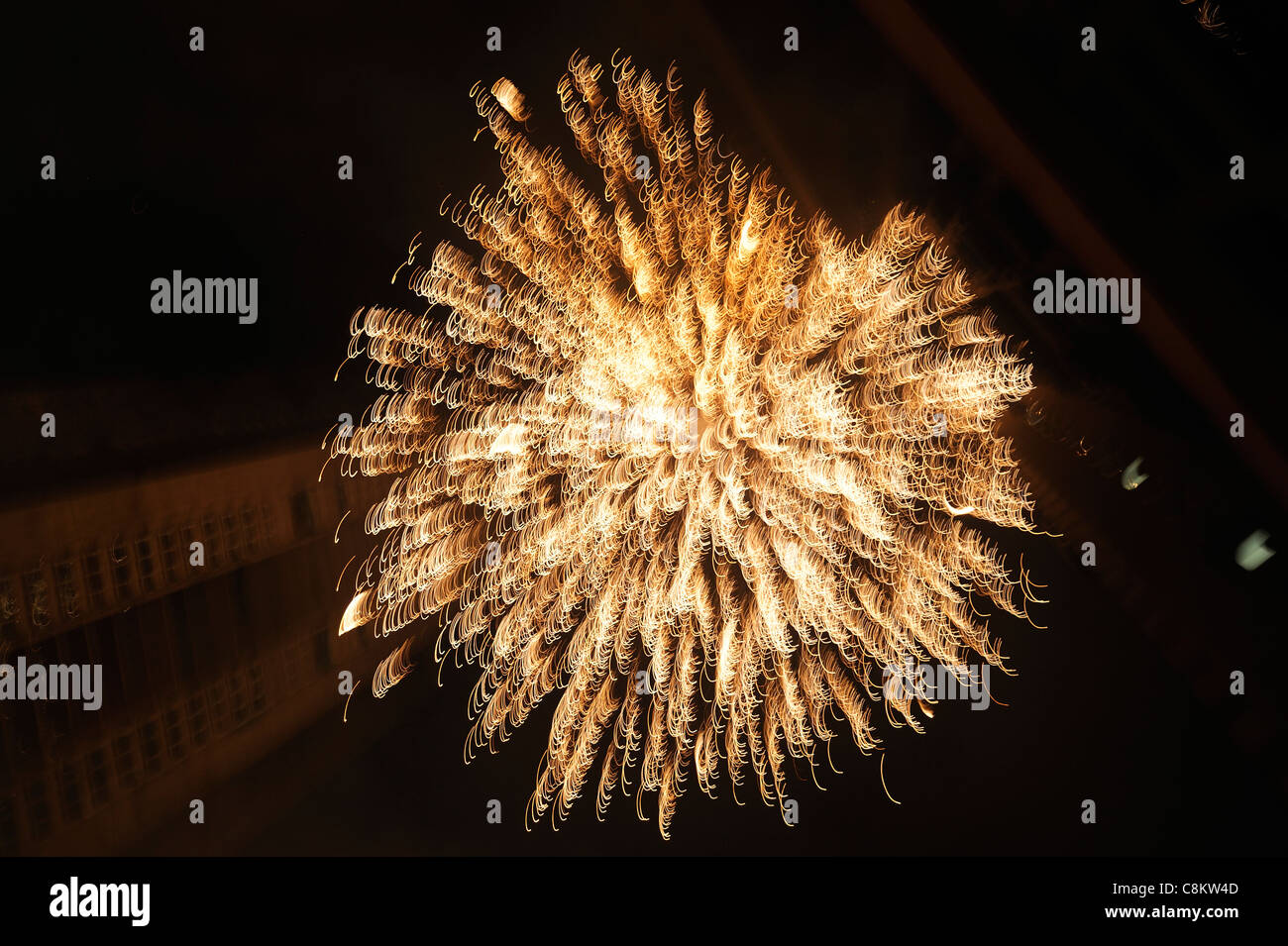 Diwali Fireworks Stock Photo