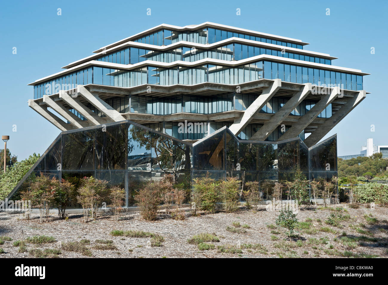 The Geisel Library Building at the UC San Diego campus, La Jolla