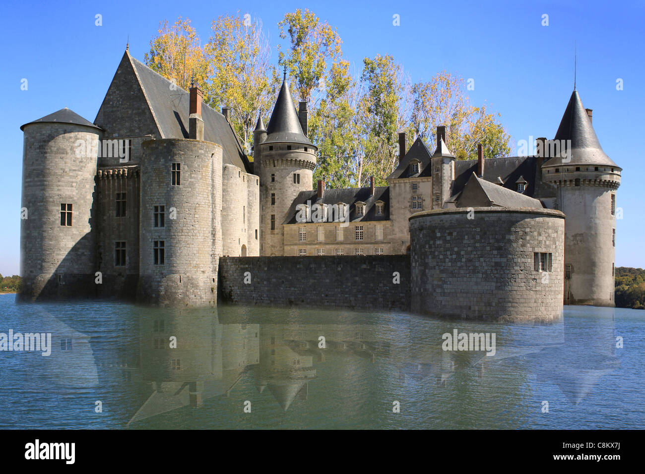 photo of a historic castle in France Stock Photo