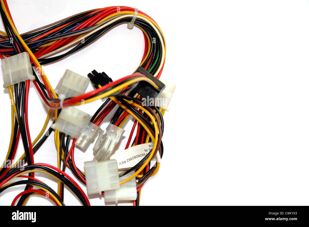 old computer cables Stock Photo Alamy