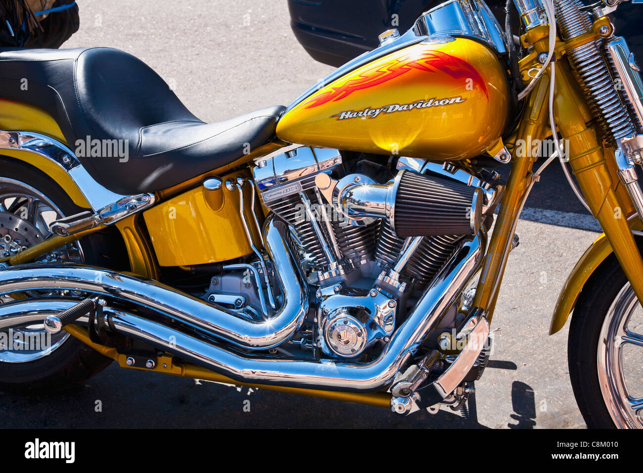 Harley Davidson motorcycle Stock Image