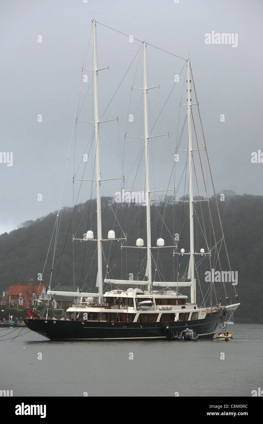The superyacht Eos the largest private sailing yacht in the world