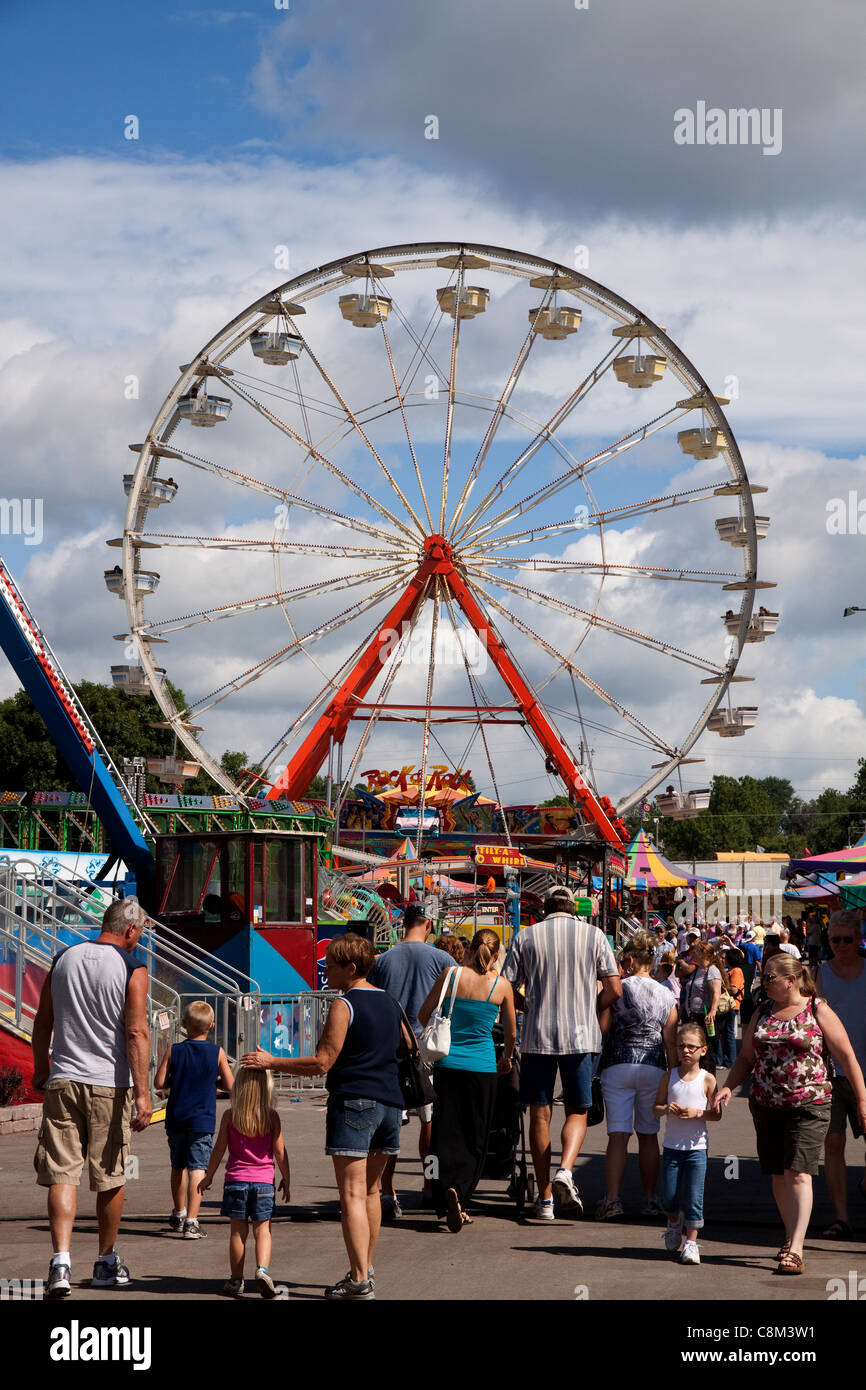 People at the Iowa State Fair Des Moines Iowa USA Stock Photo Alamy