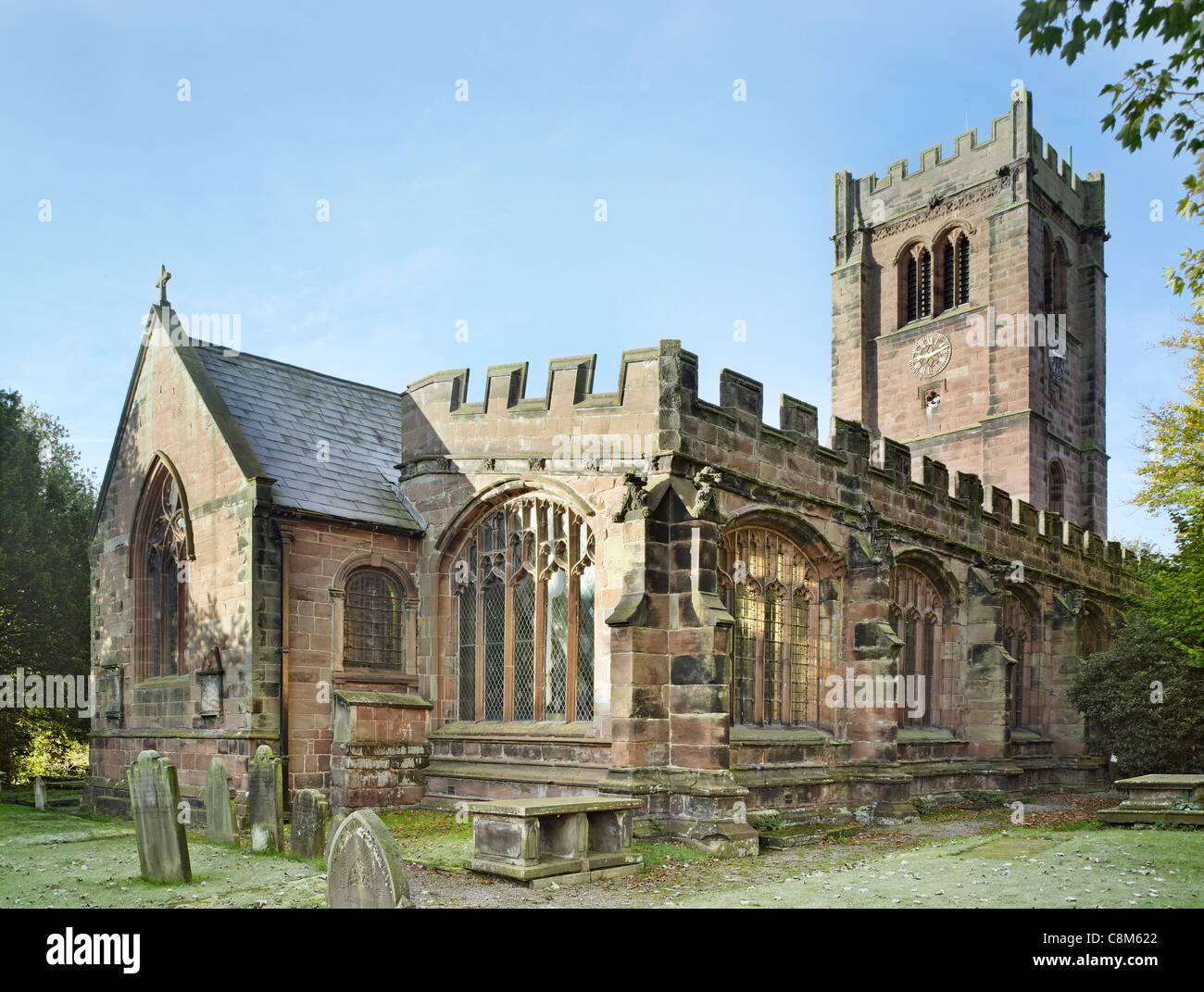 Tarvin church, Cheshire Stock Photo