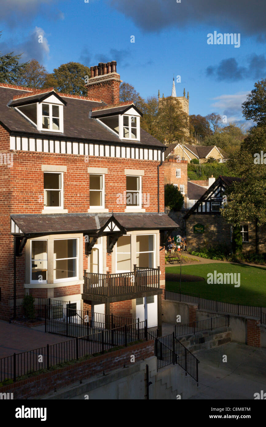 Restored former Hotel on Waterside Knaresborough North Yorkshire