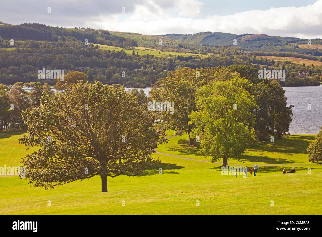 Balloch Castle Country Park Stock Photo Alamy