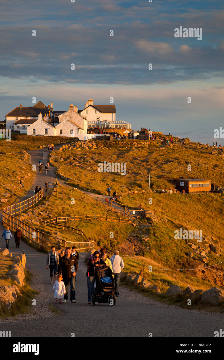 Land's End; Cornwall; UK; visitor attraction Stock Photo