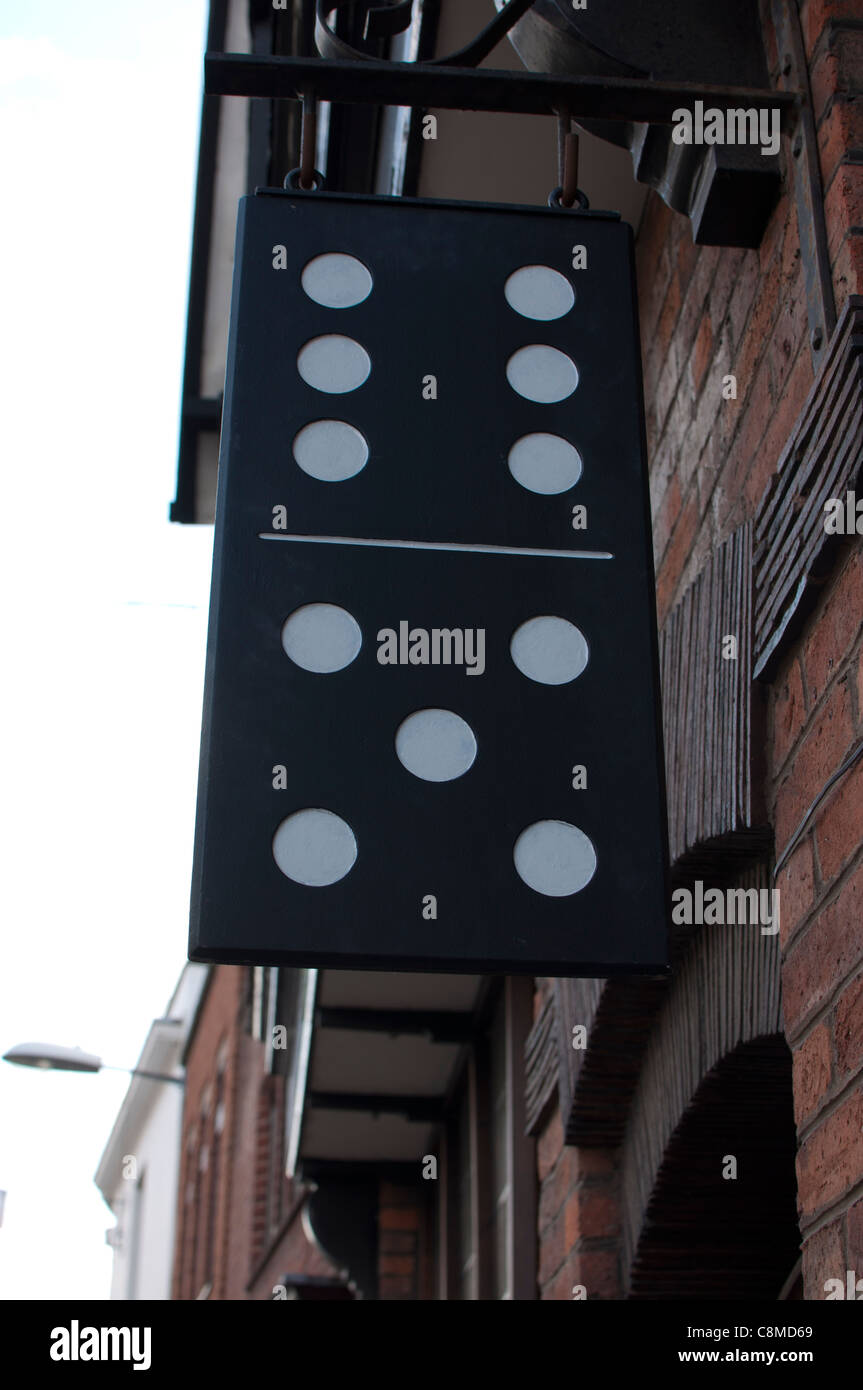 Large Domino Outside Shop In Stratford upon Avon UK Stock Photo Alamy