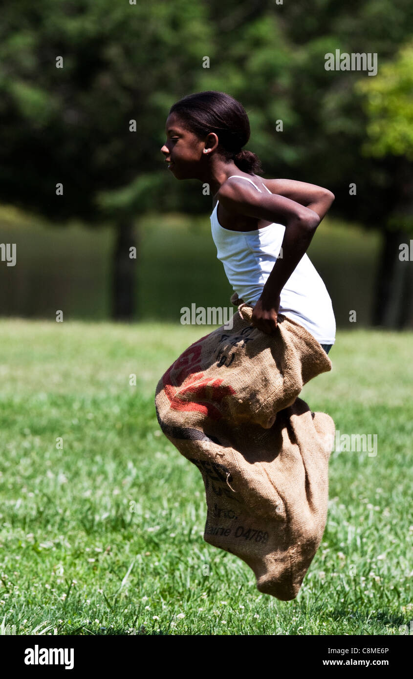 Potato sack race hires stock photography and images Alamy