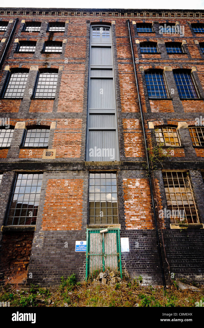 Architecture industrial industry building mill Yorkshire brick worn
