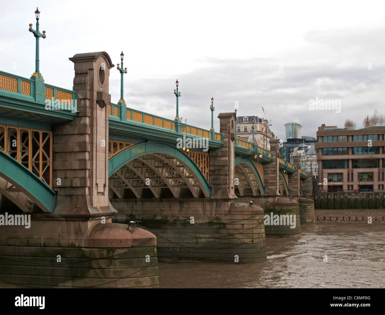 London Southwark bridge Stock Photo