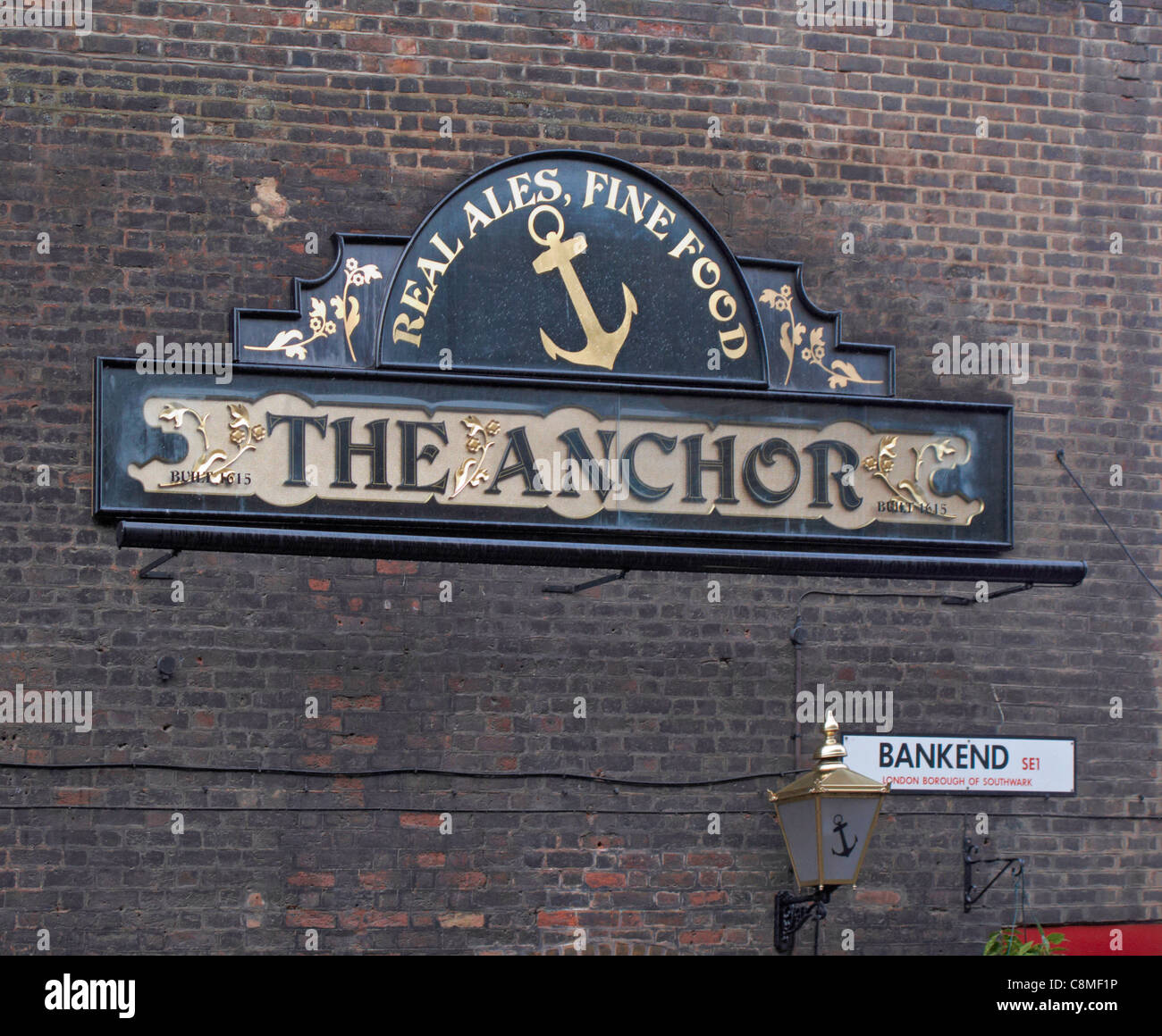 London the Anchor pub Bankside Stock Photo Alamy